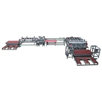 PLC-Kontrolēta saplākšņa DD zāģēšanas iekārta 1220 x 2440 mm paneļu kvadrātēšanai